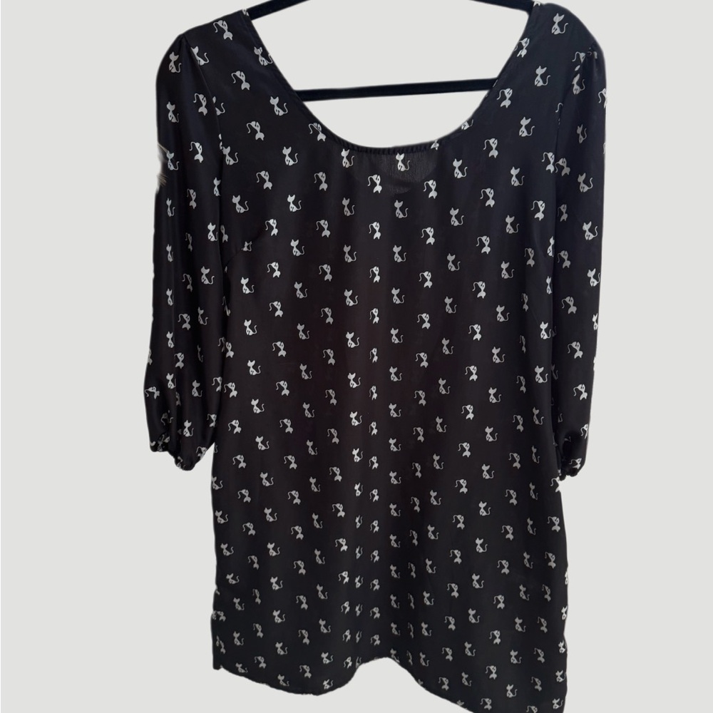 Black and White Cat Dress Rue21